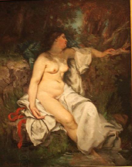 Gustave Courbet Bather Sleeping by a Brook China oil painting art